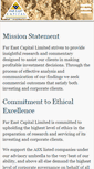 Mobile Screenshot of fareastcapital.com.au